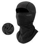 ROCKBROS Men's Balaclava Windproof Ski Mask Cold Weather Balaclava Mask Winter Thermal Hood for Skiing Cycling Helmet Black-Grey