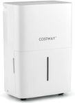 COSTWAY 65 Pints Energy Star Dehumidifier, 5000 Sq.Ft Portable Large Home Dehumidifier for Basements with 2 Modes & 3 Fan Speeds
