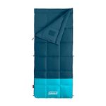 Coleman Kompact Sleeping Bag, Indoor/Outdoor Lightweight Sleeping Bag for Adults, 20°F/30°F/40°F Options for Camping, Hiking, Backpacking with Included Compression Sack; Big & Tall