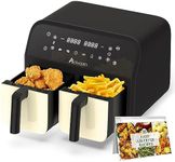 ADVWIN Dual Air Fryer, 9L Oil-Less 