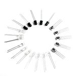 CHANZON 20pcs IR Emitter & Receiver LED Diode Kit 5MM 940nm Sender Reciver with VS1838B 1838 Sensor Infrared Ray Night Vision 940 nm Lighting Lamp Bulbs Assortment for Arduino Remote Raspberry Camera