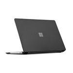 mCover Hard Shell Case for 13.5-Inch Microsoft Surface Laptop (3/2 / 1) Computer (Not Compatible with Surface Book and Tablet) (Ms-Sf13 Clear) (Black)