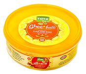 TOTA Wax Free Pure Cow Ghee Diya Cotton Wicks for Puja. Set of 50 Diya Batti for Pooja.