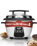 Wantjoin Rice cooker Stainless Rice Cooker & Warmer Commercial Rice cooker for party and family(10L,42CUPS)