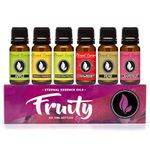 Fruity Gift Set of 6 Premium Grade Fragrance Oils - Apple, Mango Madness, Honeydew Melon, Strawberry, Pear, Grapefruit - 10Ml - Scented Oils