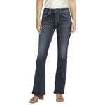 Silver Jeans Co. Women's Suki Mid Rise Bootcut Jeans, Indigo, 29W x 32L