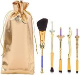 The Legend of Zelda Makeup Brushes Set 5PCS Zelda Ocarina of Time Breath of the Wild Eyeshadow Eyebrow Blush Highlight Brushes for Women. Game Series Makeup Brushes Set for Zelda Fans (The Legend of Zelda 167)