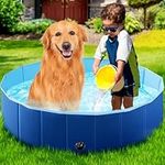 Foldable Dog Pool, Kiddie Pool Hard