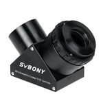 SVBONY SV223 90 Degree Diagonal Mirror, 99% Reflective Dielectric Coating Erect Image Star Diagonal 2 Inches with 1.25 Inch Adapter, Diagonal Adapter for Astronomical Telescope