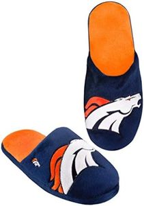 Forever Collectibles NFL Denver Broncos Men's Slip On Slippers Size XL 13-14