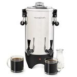HomeCraft CUDS45SS Quick-Brewing Stainless Steel 1000-Watt Automatic 45-Cup Double-Faucet Urn, Coffee, Espresso, Water, Tea, Hot Chocolate