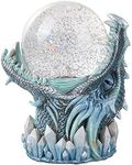 Frost Ice Dragon StormBall Iceburg Statue Sound Activated Gliter Sparkle