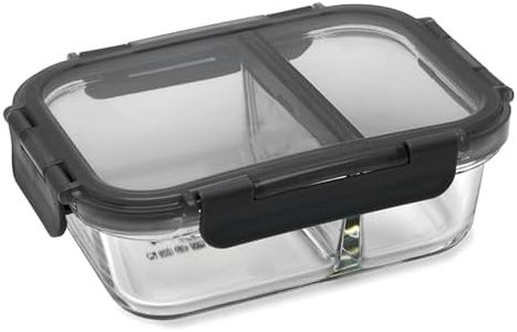 Pyrex Meal Prep Divided Glass Storage, 580 ml Capacity