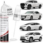 Blizzard Pearl Tricoat (070) Touch Up Paint Pen for Toyata, 0.4 fl oz OEM Color Match Professional Grade Automotive Scratch Remover for Avalon/RAV4/Camry/Corolla/Highlander/Prius/Sequoia/Sienna