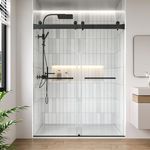 FEKEWIO Frameless Shower Doors 62-6
