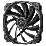 SilverStone Technology Shark Force 160 Performance Enhanced 160mm (with 140mm mounting Holes) PWM Fan, SST-SF160B