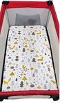 MosQuick® 100% Cotton Breathable Flat, Bed Sheet, Cot Sheet,Crib Sheet for Baby Crib 165x106 CM - Super Soft, Smooth, Absorbent, Newborns, Babies, Toddlers