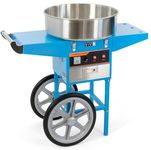 VIVO Blue Electric Commercial Cotton Candy Machine, Candy Floss Maker with Cart (CANDY-V002B)