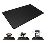 Extra Large BBQ Mats for Under Grill , 60*40 Inch Deck and Patio Protective Mats, BBQ Grill Pads for Outdoor Charcoal, Smokers, Gas Grills, Fireproof Fire Pit Mats Protect Wood Floor From Ember Damage