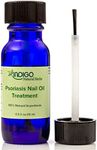 Psoriasis Nail Oil Treatment from Indigo Natural Herbs. Toenails, Fingernails, Skin Treatment. Relief of Chapping, Cracking, Roughness, Redness, Dryness, Fungus. Repairs and Strengthens Nails. 15 ml