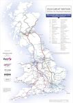 UK Rail Railway Wall Poster Operators Sept 2024-55th Edition Laminated Size: 72 x 100 cm