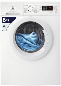 Electrolux PerfectCare 500 Lavatrice Carica Frontale 8 kg, EW2F5W82, Tecnologia TimeCare con Funzione TimeManager e Cestello per la Pulizia Delicata, Classe A, 847x597x540 mm, Bianco