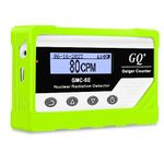 GQ GMC-SE Geiger Counter Radiation Detector Beta Gamma X-ray Portable Radiation Monitor Meter Digital Nuclear Radiation Dosimeter, Automatic Data Recording Device, Drop-Proof Silicone Case (Green)