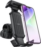 VUP Bike Phone Mount [Anti Vibration],360 Adjustable Phone Holder for Bike,Dirt Bike Accessories - ATV Scooter Clamp for iPhone Samsung Galaxy 4.7-7 Cell Phone