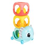 Lamaze Stack, Rattle and Roll Blocks, Newborn Sensory Play,Stacking and Rattle Toy for Toddlers,Babyshower Gift for New Parents,Rattle Toys for Babies, Development Toy for Boys,Girls Aged 6 Months +