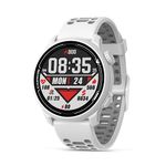 COROS PACE 2 Premium GPS Sport Watch (White with Silicone Band)