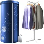 KASYDoFF Portable Dryer, 1000W Portable Electric Dryer, Travel Portable Dryer Machine for Clothes with Timer, Mini Dryer for Apartments, Dorms, RVs