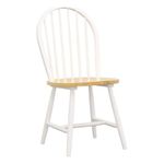 Spindle Back Chair (Set of 4) in Natural/White - Coaster