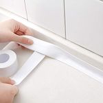 JIVRIX Caulk Strip PVC Self Adhesive Caulking Sealing Tape for Kitchen Sink Platform Toilet Bathroom Shower and Bathtub 3.2m*3.8cm (White)