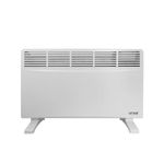 AMOS 2000W Wifi Enabled Electric Convector Panel Heater Radiator Alexa Enabled, Energy Efficient 3 Heating Modes Adjustable Thermostat, wall mounted radiator & Floor Stand, White