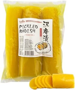Fusion Select Pickled Radish Takuan - Japanese Daikon Radish Pickles for Sushi, Bento Box, Sandwich, Salads, Rice Dishes - Authentic Flavor, Crisp Texture - Asian Snacks