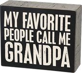 Primitives by Kathy Box Sign, 5 by 4-Inch, Call Me Grandpa