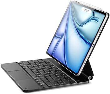 ESR iPad Air 13 Inch Case Keyboard(M2, 2024) and iPad Pro 12.9 inch (3/4/5/6th Gen) Magic Keyboard, Easy-Set Floating Cantilever Stand, Precision Multi-Touch Trackpad, Multi-Color Backlit Keys, Black