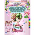 Sherri Baldy My-Besties Ella Bella Buttons and Bows Coloring Book Pocket Edition: Yay! Now My-Besties Ella Bella Buttons and Bows coloring book comes in this easy to carry 5.25" x 8" pocket edition