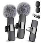 YRF Wireless Lavalier Microphone for iPhone - iPad, Android Phone, Mini Lapel Mic with Noise Reduction and Crystal Sound for Video Recording, Vlogging, TikTok, YouTube