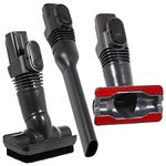 Spares2go Accessories Tool Kit compatible with Shark IZ400 IZ400UKT Stratos IZ500 IZ500UKT Vacuum Cleaner Brush Crevice Attachments (3 Piece Set)