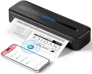 COLORWING M832 Portable Printers Wireless for Travel, 300DPI Mini Compact Inkless Printer, Thermal Bluetooth Printer Compatible with Android and iOS Smartphone & Tablet & Laptop - Black