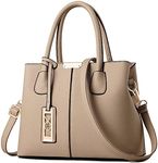 CHICAROUSAL Purses and Handbags for Women Leather Crossbody Bags Women's Tote Shoulder Bag, Khaki