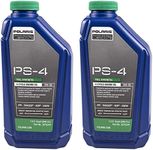 Polaris PS-4 Full Synthetic 5W-50 4-Cycle Engine Oil 1QT 2876244 OEM for ATV Ranger RZR Snow 2 PACK