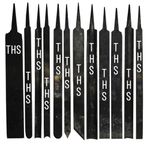 THS 11PCS Wood Lathe Tools Hand Chisel Tool Carving Tools, Woodworking Professional Lathe Gouges Tool