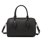 David Jones - Women's Bowling Handbag - Shoulder Bag Shoulder Bag Faux Leather - Classic Medium Size Tote Bag - Fashion Trendy Elegant City, Black, One Size, Stylish