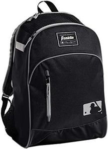 Franklin Sports Kids Baseball Bag - Youth Tball + Baseball Backpack - Boys + Girls Bat Pack for Teeball + Baseball - Youth Baseball Bat + Equipment Bag