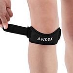 AVIDDA Patella Tendon Knee Support Strap, Adjustable Knee Brace&Knee Pain Relief Support Strap for Women and Men Dancing,Weight Lifting,Squats,Ride a Bicycle&Hiking Running