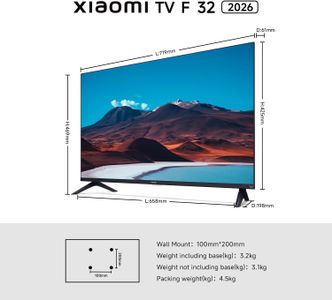 Xiaomi 32" HD Smart TV – F Series LED Television