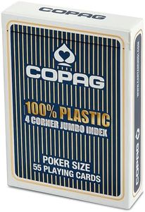 Copag - Jeu de Poker Plastic Jumbo 4 index - Poker