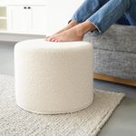 ZICOTO Beautiful Boucle Pouf Ottoma
